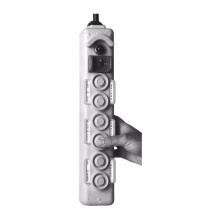 314850-4 Indicator Plate, For Use With FLEXITITE Attachable Pendant 4, 6 and 8 Pushbutton Stations, Legend: IN/OOUT (UP/DOWN)