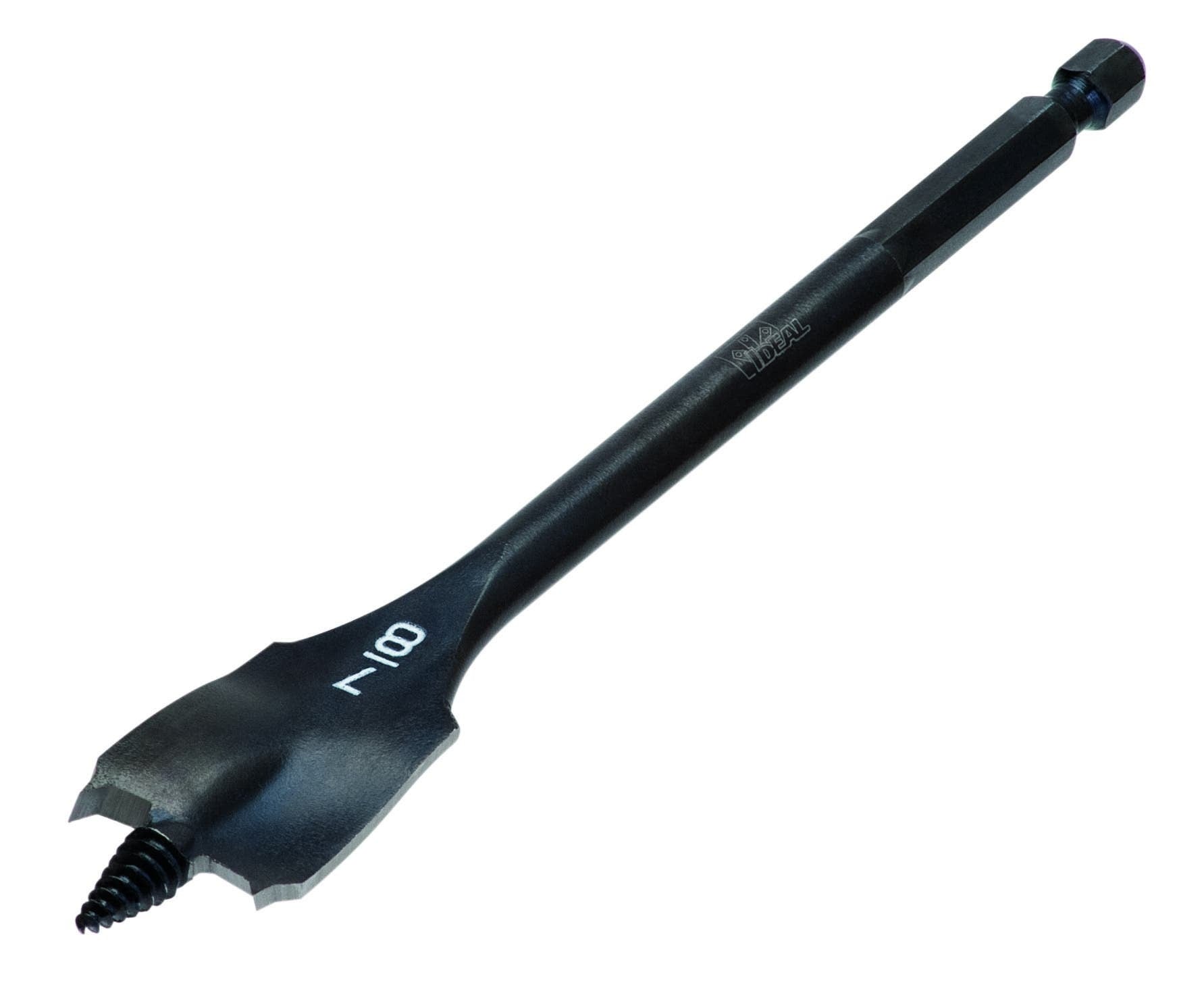 36-419 Power-Spade Power Spade Bit, 7/8 in Dia, 6 in OAL, 1/4 in Shank