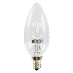 40B11C/HAL/CL-120V/52553 Classic Dimmable Halogen Lamp, 40 W, E12 Halogen Lamp, B11 Shape, 500 Lumens