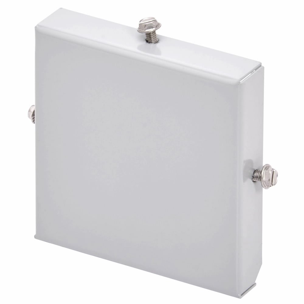 44-3RHSE NK Wireway End, 4 in W x 4 in H, For Use With NEMA 3R/IP32 Lay-In Wireway EnviroShield System, Galvaneal Steel, Gray