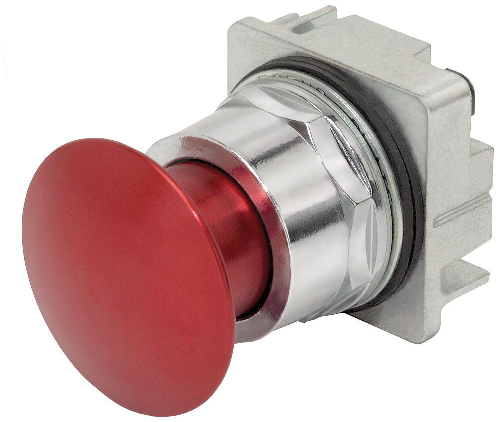 52PP2A2 Command 52 Heavy Duty Non-Illuminated Push/Pull Switch, 30 mm, Red