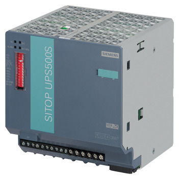 6EP19332EC51 SITOP 6EP/UPS500S UPS Basic Unit, 24 V DC Input, 24 V DC Output, 5 kW Power Rating, 34 s Backup