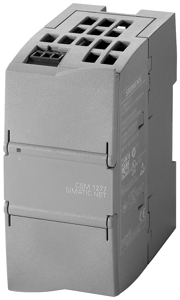 6GK72771AA100AA0 Simatic S7-1200 Compact Switch Module, 24 V DC, 0.07A Consumed Current, 1.6 W Power Loss, 450 MB Transfer Rate, -20 to 60 deg C Operating Temperature