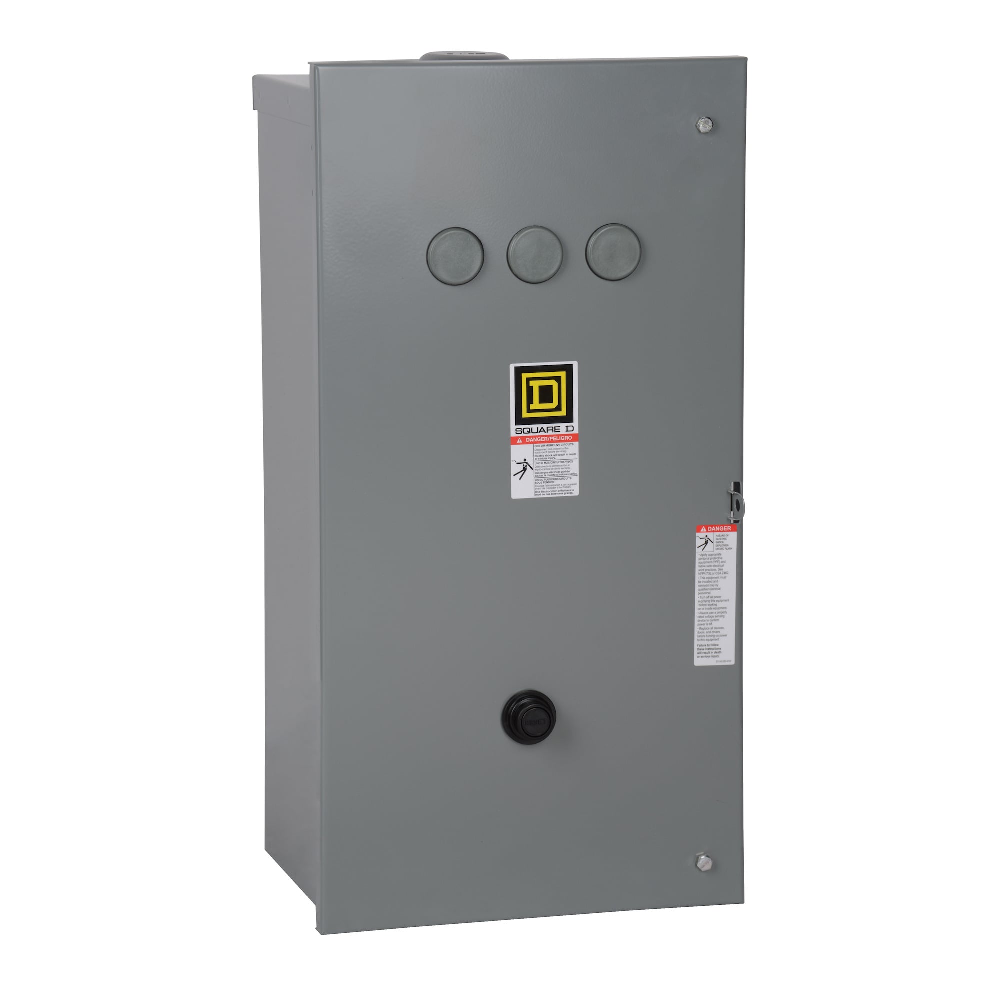 8536SEH6V03 Type S Magnetic Starter, 220 V AC at 50 Hz/240 V AC at 60 Hz V Coil, Non-Reversing Action, 2 Poles, NEMA 3R Enclosure