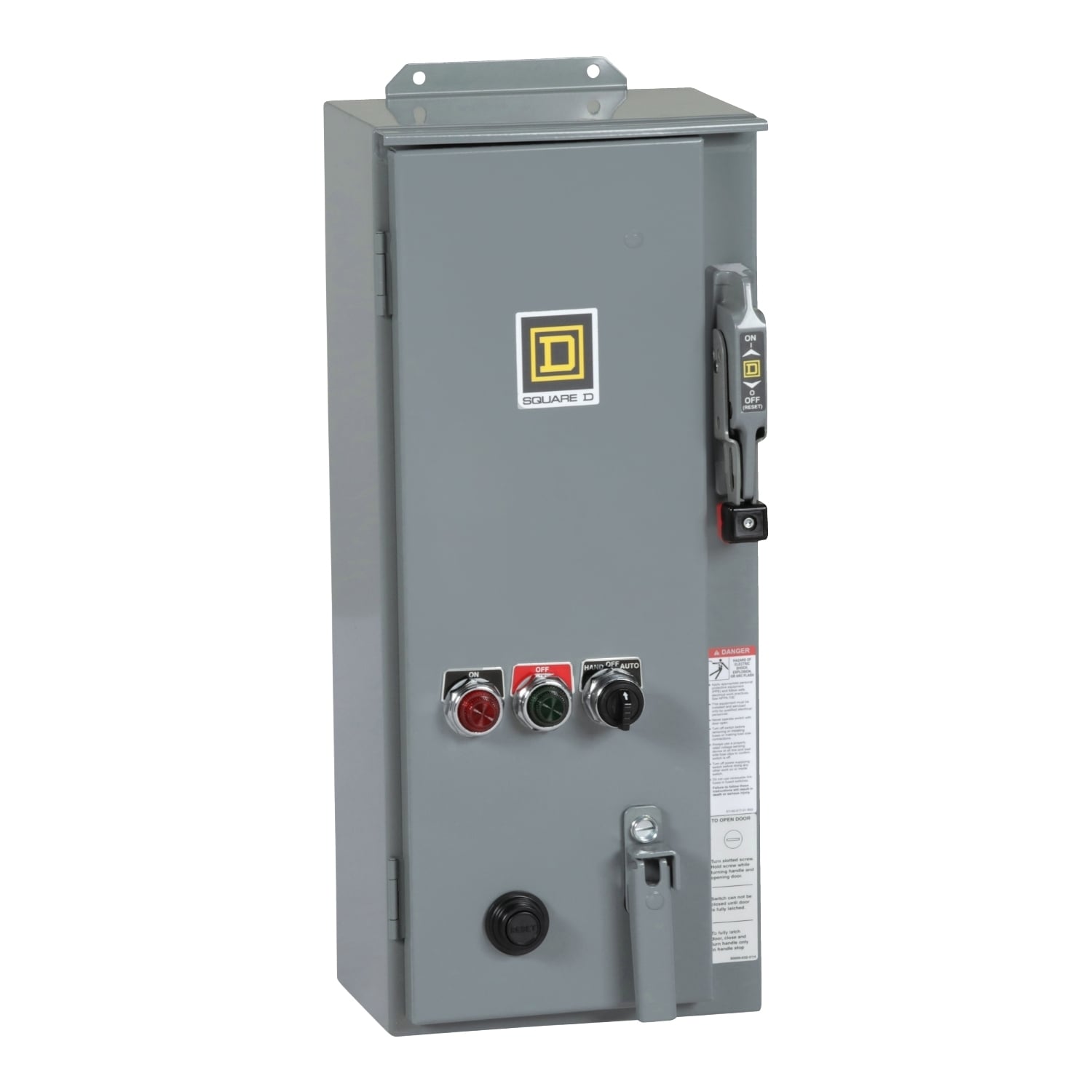 8538SCASP3 Type S Combination Magnetic Starter, 110 V AC at 50 Hz, 120 V AC at 60 Hz V Coil, Non-Reversing Action, 3 Poles, NEMA 12 Enclosure