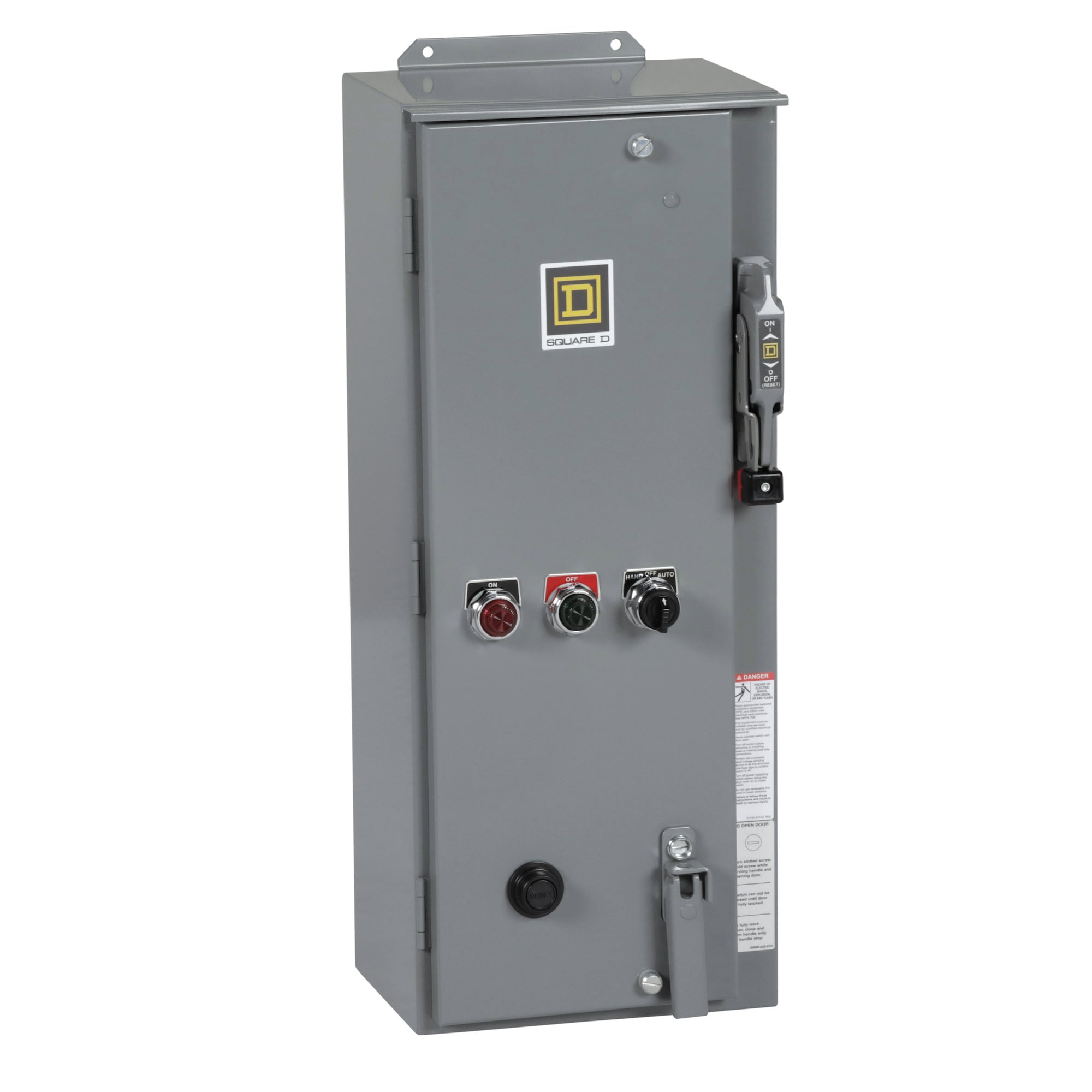 8538SDASP1 Type S Combination Magnetic Starter, 110 V AC at 50 Hz, 120 V AC at 60 Hz V Coil, Non-Reversing Action, 3 Poles, NEMA 12 Enclosure