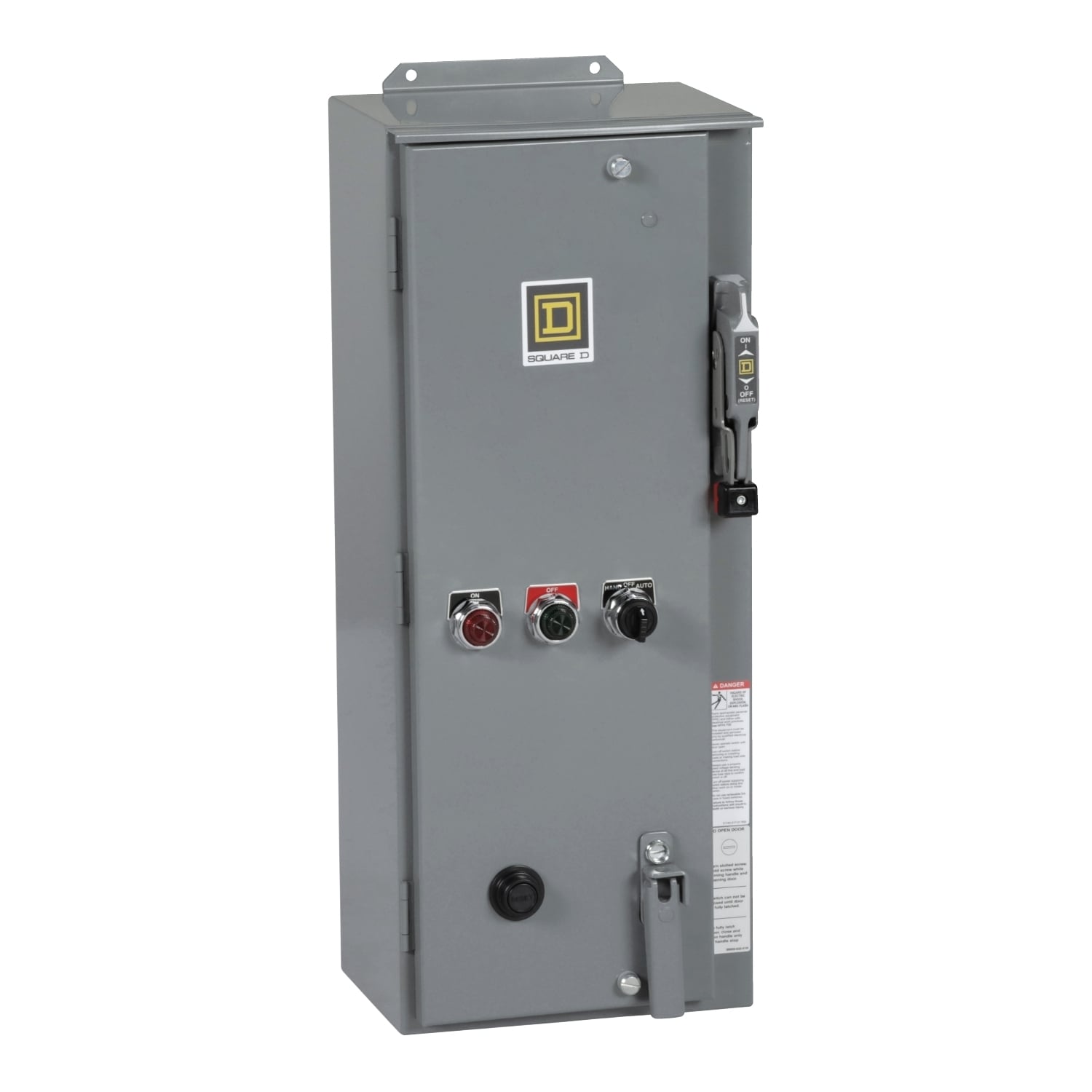 8538SDASP3 Type S Combination Magnetic Starter, 110 V AC at 50 Hz, 120 V AC at 60 Hz V Coil, Non-Reversing Action, 3 Poles, NEMA 12 Enclosure