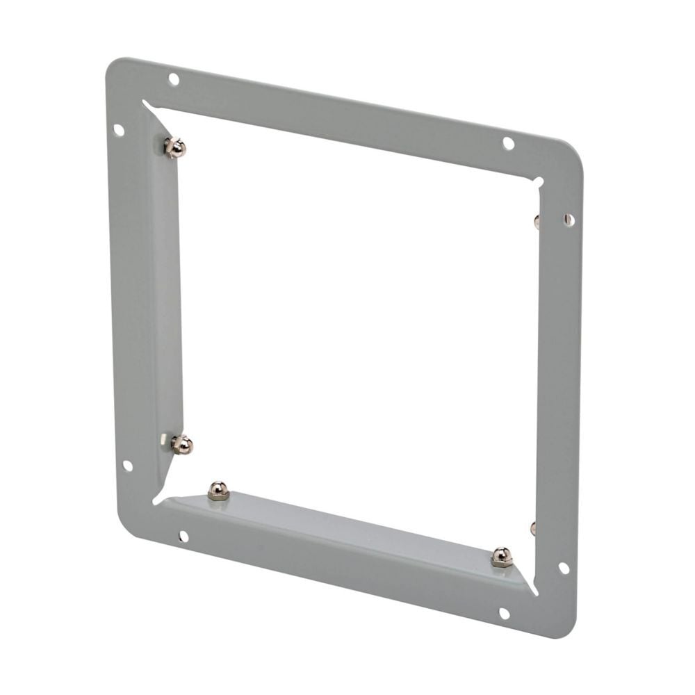 88-3RHSF Wireway End Flange, 8 in W x 8 in H, For Use With NEMA 3R/IP32 EnviroShield System Screw Cover Lay-In Wireway, Galvaneal Steel, Gray