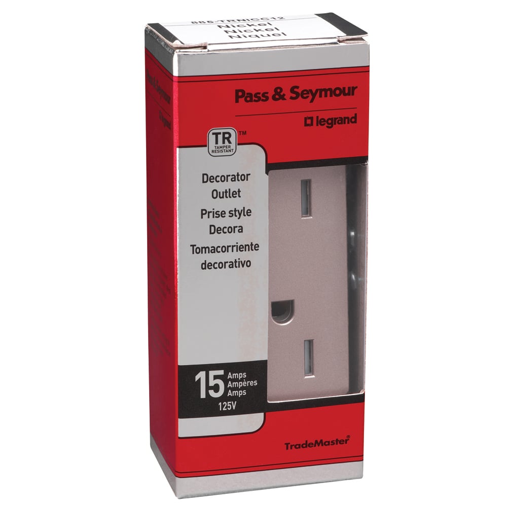 885TRNICC12 radiant Outlet, Nickel