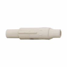 A100093-1 Cam-Lok Insulator, For Use With Cam-Lok J Series E1015 8 to 4 AWG 600 V AC/DC 150 A 1-Pole Crimp Non-Vulcanized Female Plug, -40 to 105 deg C, Synthetic Rubber, Black