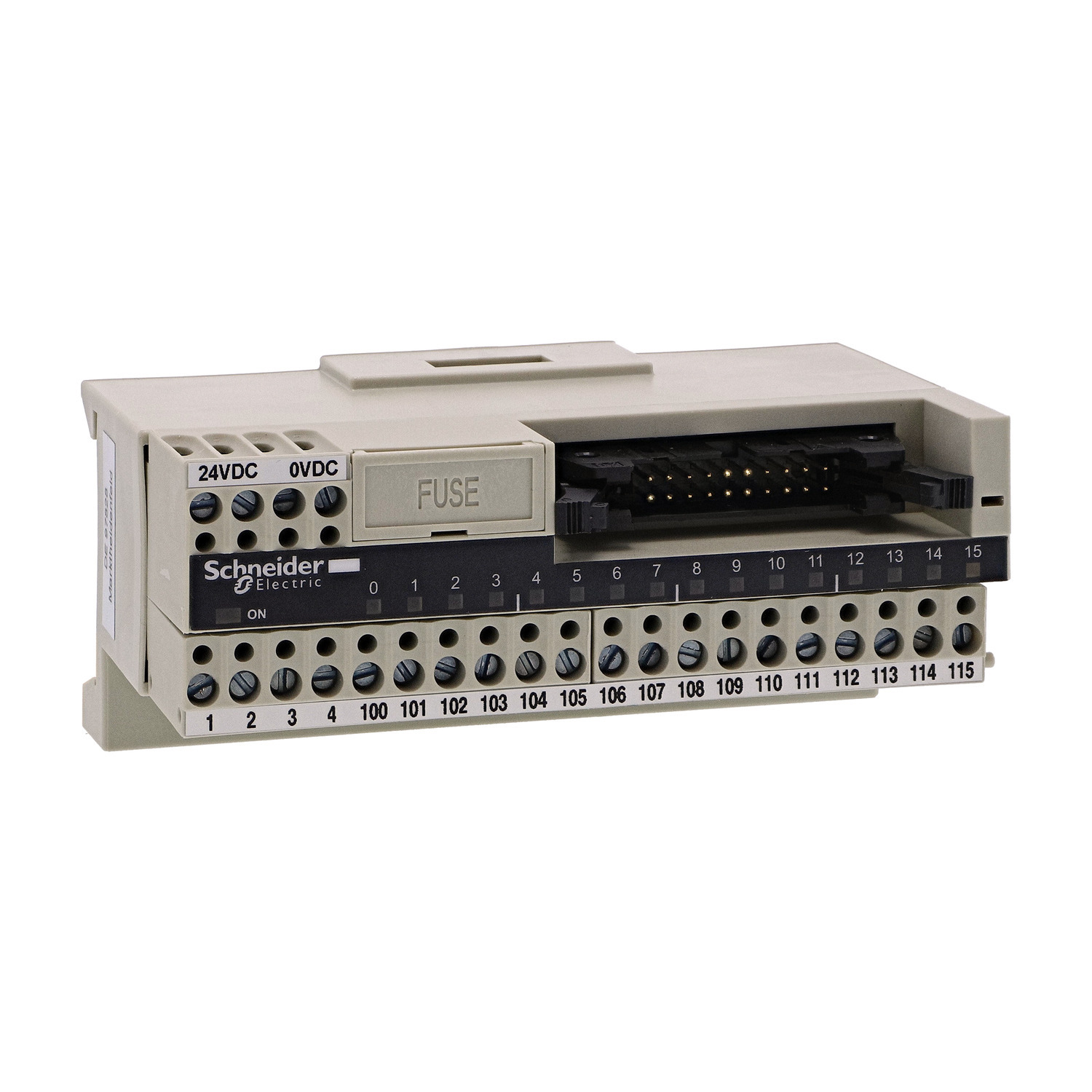 ABE7H16C11 Advantys Passive Discrete I/O Connection Sub-Base, 1 Terminals
