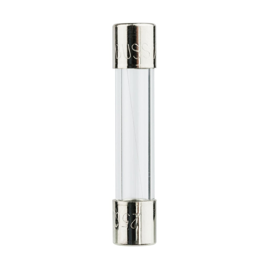 AGC-3/10-R Small Dimension Fast Acting Fuse With Nickel Plated Brass End Caps, 3/10 A, 250 V AC, 35 A, 10 kA Interrupt, Cylindrical Body