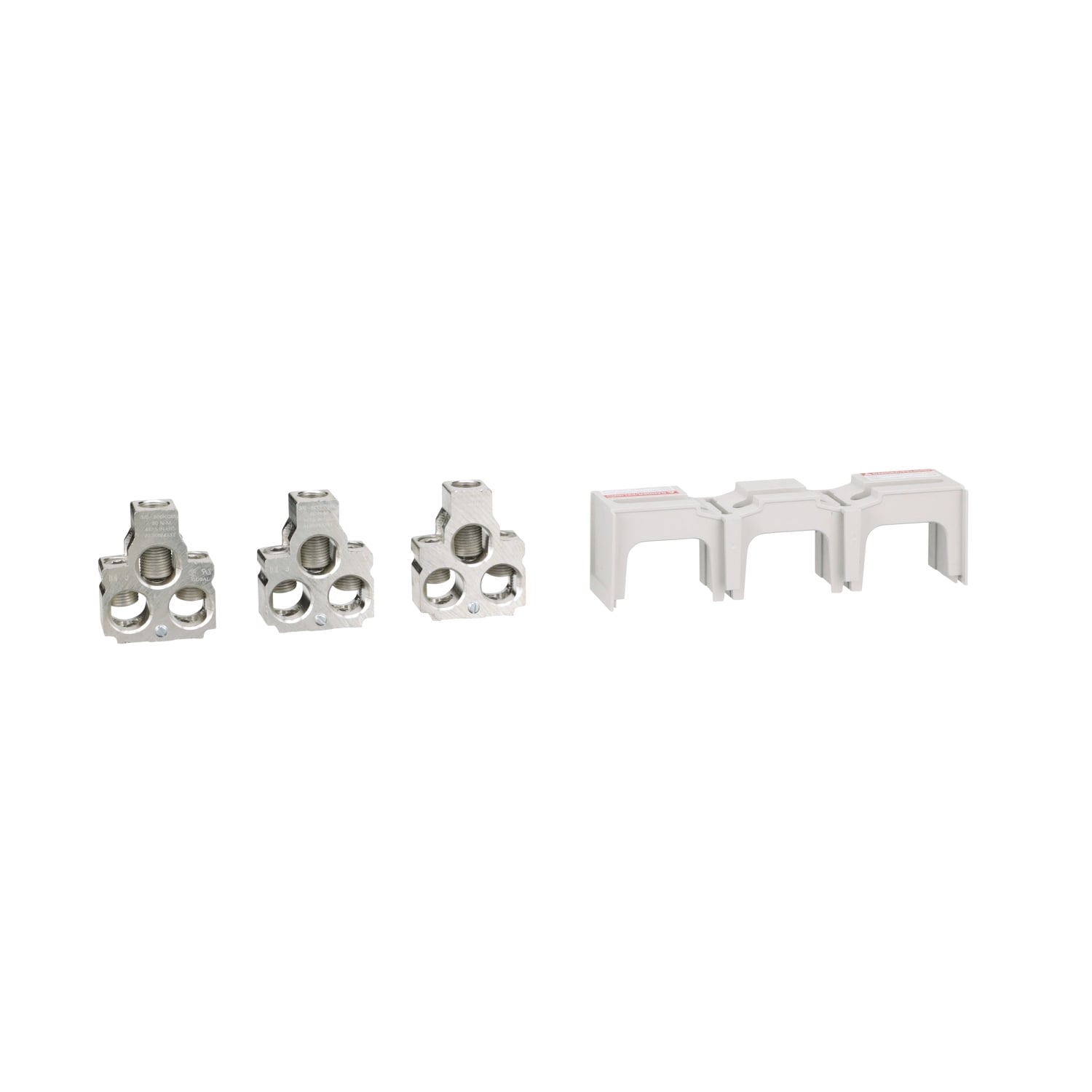 AL800M23TK Both End Tapped Lug Kit, 8 to 1/0 AWG Al, 14 to 1/0 AWG Cu, For Use With PowerPact 800 A M, P, FA, LA MG, MJ, PG, PJ, PL Circuit Breaker