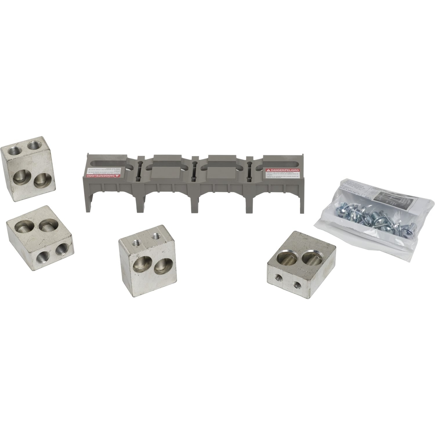 AL800P6K4 Mechanical Lug Kit, 3/0 AWG to 600 kcmil, For Use With PowerPact 800 A M, P-Frame Molded Circuit Breaker