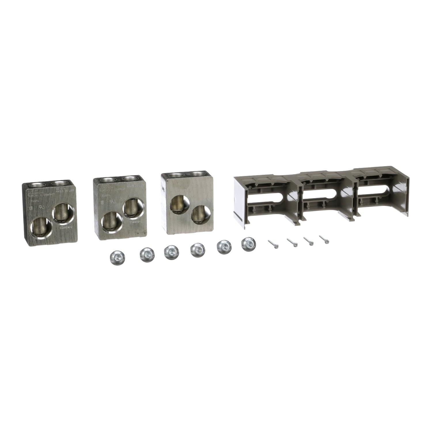 AL800P7K PowerPact Mechanical Lug Kit, 3/0 AWG to 750 kcmil, For Use With 800 A M and P Frame Unit Mount Circuit Breaker