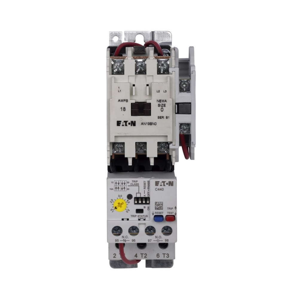 AN19AN0A5E020 Freedom Full Voltage Non-Reversing NEMA Starter, 110/120 VAC V Coil, 3 Poles, Open Enclosure