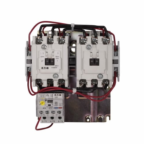 AN59GN0A5E045 Type AN59 Freedom Full Voltage Magnetic Reversing NEMA Starter With C440 EOLR Standard Feature Set, SEL Reset, SEL Class (10a, 10, 20, 30), 110/120 VAC V Coil, 3 Poles, Open Enclosure