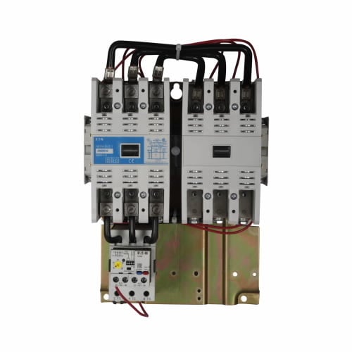 AN59KN0A5E100 Freedom Open NEMA Starter With C440 EOLR Standard Feature Set, SEL Reset, SEL Class (10a, 10, 20, 30), 110/120 VAC V Coil, Reversing Action, 3 Poles, NEMA 3 Enclosure
