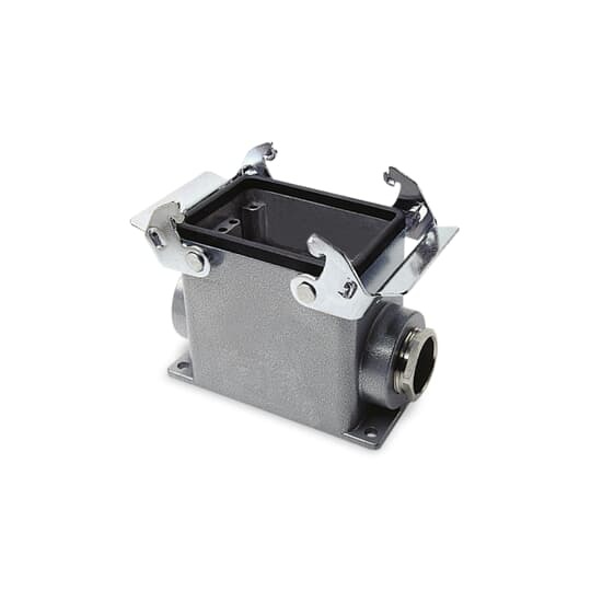 BB032AMV Pos-E-Kon A Series Double Lever Locking Box Base, 1 x 3/4 in NPT Entry, Surface Mount, Die Cast Aluminum