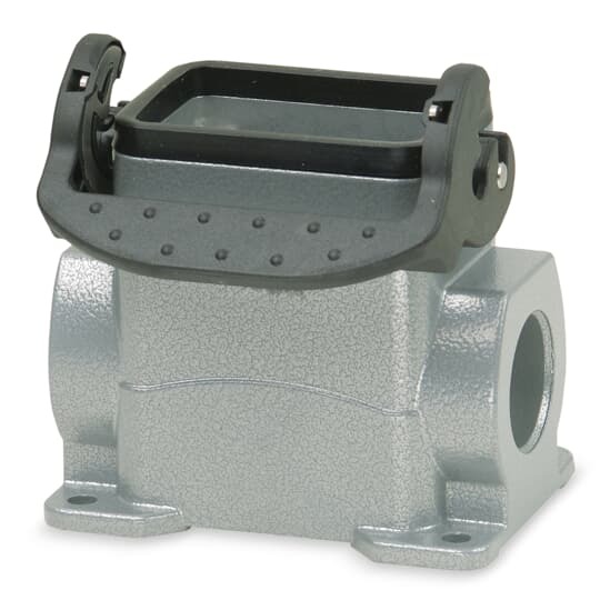 BB410AMV Pos-E-Kon A Series 1-Lever Locking Box Base, 1 x 1/2 in NPT Entry, Surface Mount, Die Cast Aluminum