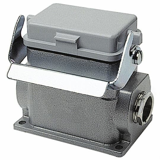 BB616AMV Pos-E-Kon B Series Single Lever Locking Box Base With Cover, 1 x 1/2 in NPT Entry, Panel Mount, Die Cast Aluminum Alloy