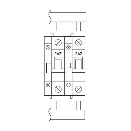 BB-UL-25/1P-1.5M/37 Busbar System, For Use With Miniature Circuit Breaker, UL 1077 DIN Rail Supplementary Protector, 1-Pole, 100 A, 37-Terminal