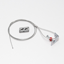 BKA-063-80K BKA Angle Bracket Toggle Termination Kit With BKC100 Clamp, 1/16 in Dia x 80 in L, For Use With Hanging Cable Tray, Lighting and HV AC
