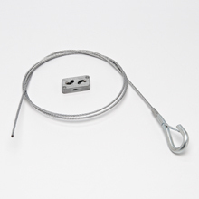 BKH-094-18 KwikWire Single Hook Termination, 3/32 in Dia x 18 in L