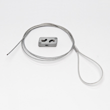 BKL-063-360K BKL Loop Termination Kit With BKC100 Clamp, 1/16 in Dia x 360 in L, For Use With Hanging Cable Tray, Lighting and HV AC