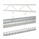 Eaton B-Line series hanging system, KwikWire wire rope, Y Hook termination, 80" wire length, 18" leg