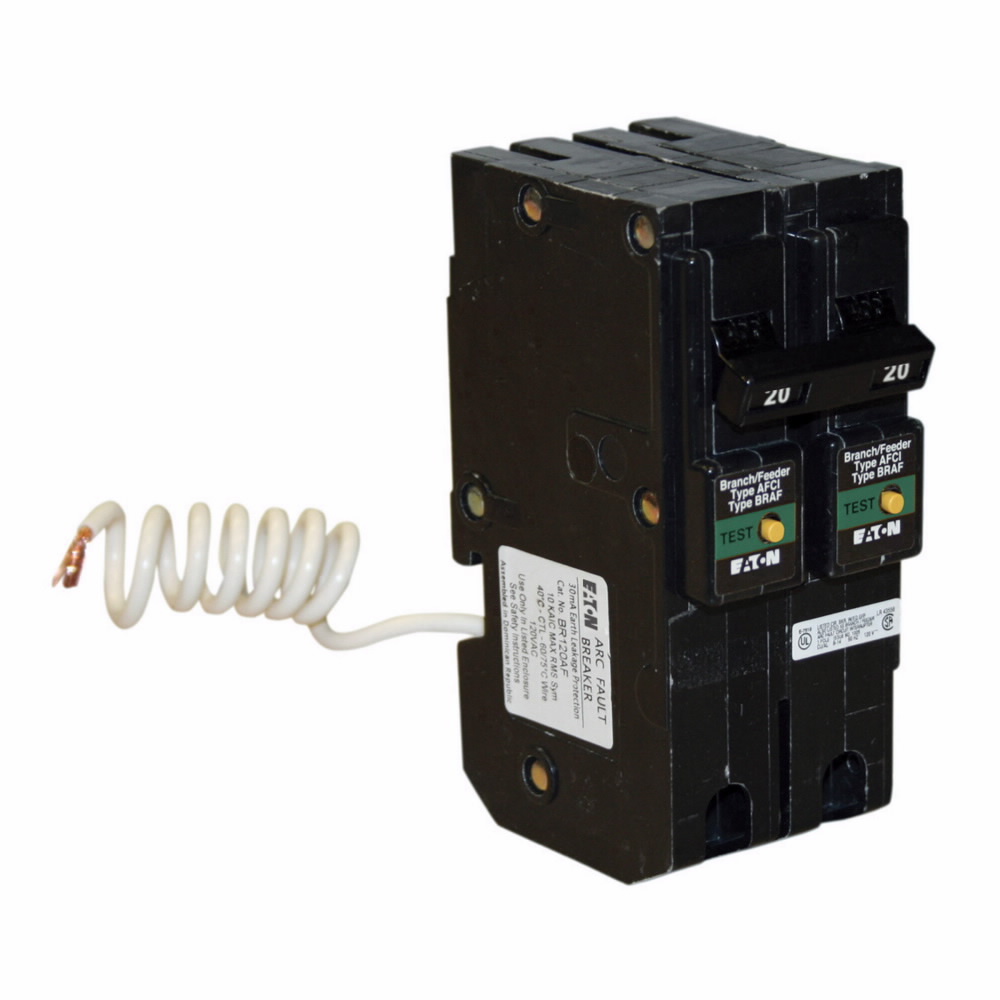 BRL220CAF Miniature Circuit Breaker, 20 Amp, 2 Pole, 120/240V