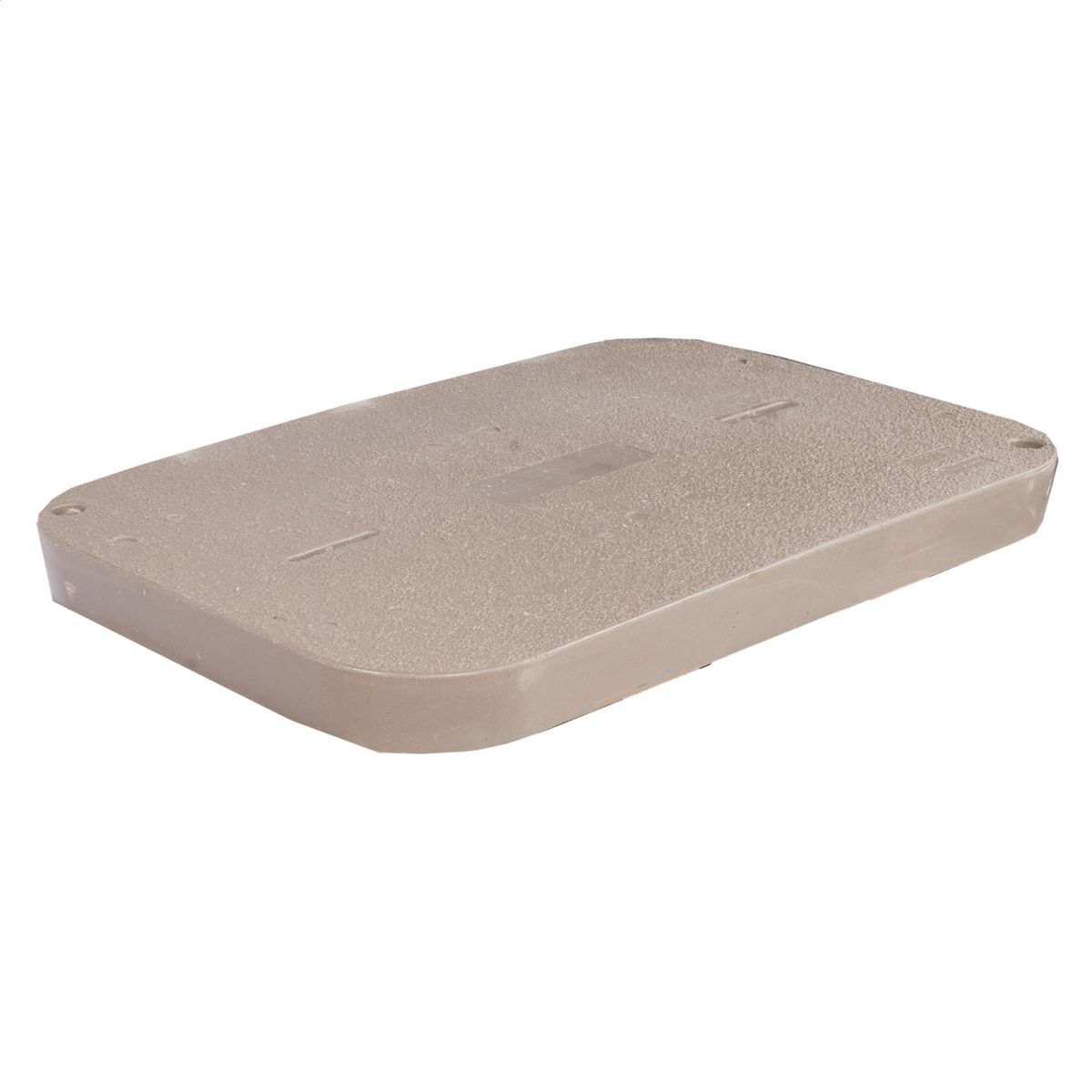 C12173002A009 1-Piece Tier-15 Type BD Blank Heavy Duty Enclosure Cover, 30 in L x 17 in W x 2 in D, For Use With Small Underground Box, Polymer Concrete