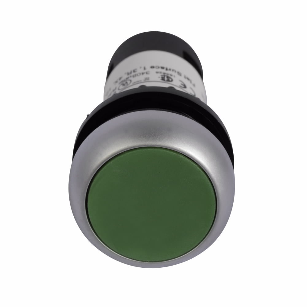 C22-D-G-K11 RMQ C22 Compact Non-Illuminated Pushbutton, 22.5 mm, 1NO-1NC Contact, Green