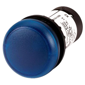 C22-L-B-230 Compact Pushbutton Illuminated Pushbutton/Indicating Light, 230 V AC, Round Lens