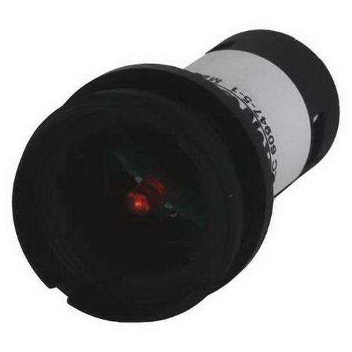 C22-L-XR-120 Compact Illuminated Pushbutton Indicating Light, 120 V AC, Round Lens