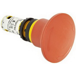 C22-PVT60P-K02 RMQ C22 Compact Non-Illuminated Emergency Stop Switch, 22.5 mm, 2NC Contact, Mushroom Head Operator, Red