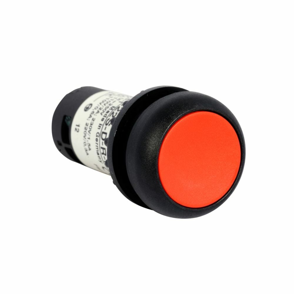 C22S-D-R-K11 RMQ C22 Compact Non-Illuminated Pushbutton, 22.5 mm, 1NO-1NC Contact, Red