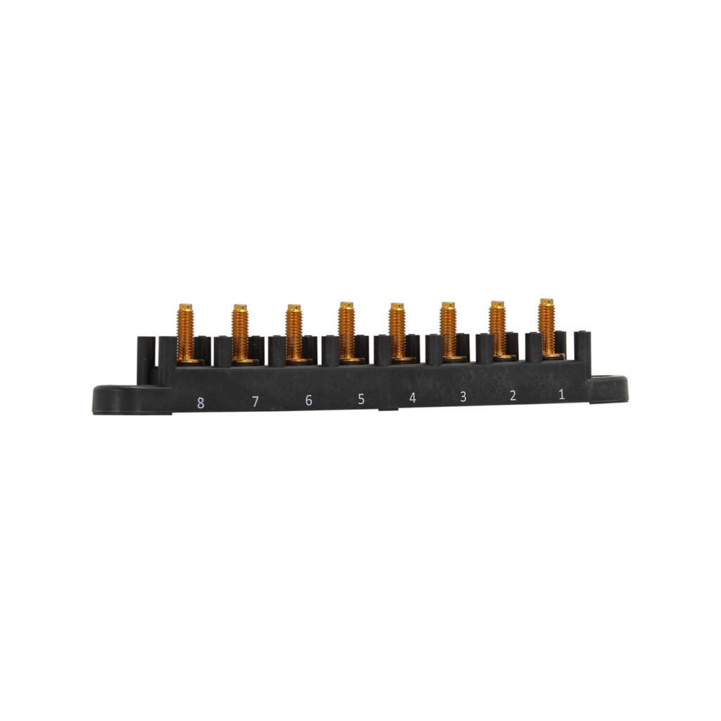C5237-4 Non-Feed-Through Stud Junction Block, 300/600 V AC, 30 A, 4 Poles