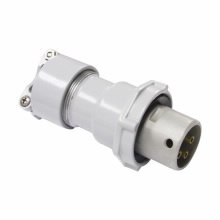 CCP3044BC PowerMate Drilling Watertight Pin and Sleeve Plug, 600 VAC/250 VDC, 30 A, 4 Poles, 4 Wires