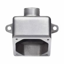 CEE36 PowerMate Back Box, 4-1/2 in H x 3-5/8 in W x 3-3/8 in D, For Use With CDRE Series Receptacle, Cast Aluminum