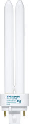 CF26DD/E/21W/SS/830/ECO/20457 Dulux D/E Supersaver Dimmable Compact Fluorescent Lamp, 21 W, G24q-3 Lamp, T4X2 Shape, 1525 Lumens Initial Lumens