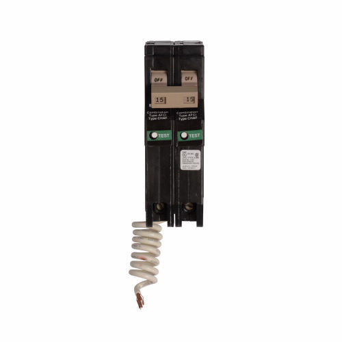 CH215CAF Miniature Circuit Breaker, 15 Amp, 2 Pole, 120/240V