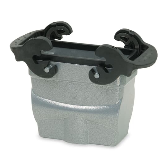 CH616EHMV Pos-E-Kon B Series Double Lever Locking In-Line Coupler Hood, Top 1 x 3/4 in NPT Entry, Die Cast Aluminum