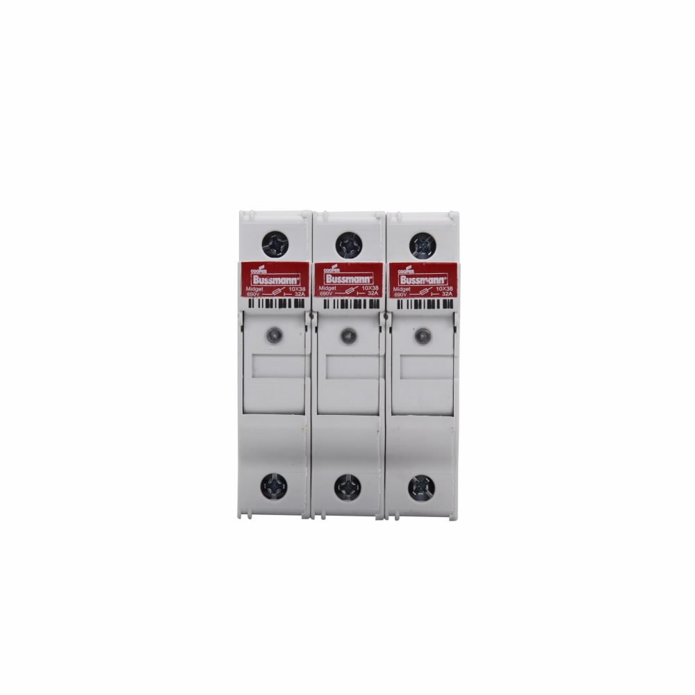 CHM3DNIU Modular Fuse Holder With Indication, 600/690 V, 30/32 A, 18 to 4 AWG Wire, 3+N Poles