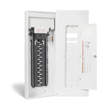 CHOM4284M200GC Homeline 1-Phase Main Breaker Load Center, 120/240 VAC, 200 A, 22 kA Interrupt