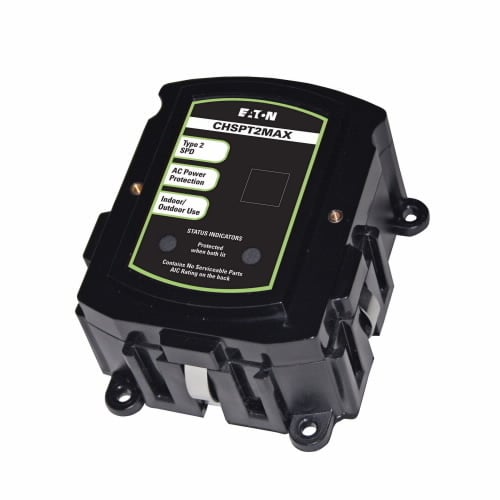 CHSPT2MAX Surge Protective Device, 230/400Y V, 60 Hz, 2 Poles, 22000 kA SCCR, 1 Phase