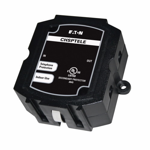 CHSPTELE Type 2 Quick-Connect Surge Protective Device, 90 to 120 V AC Ring, 48 to 52 V DC Tone, NEMA 4, 20 kA