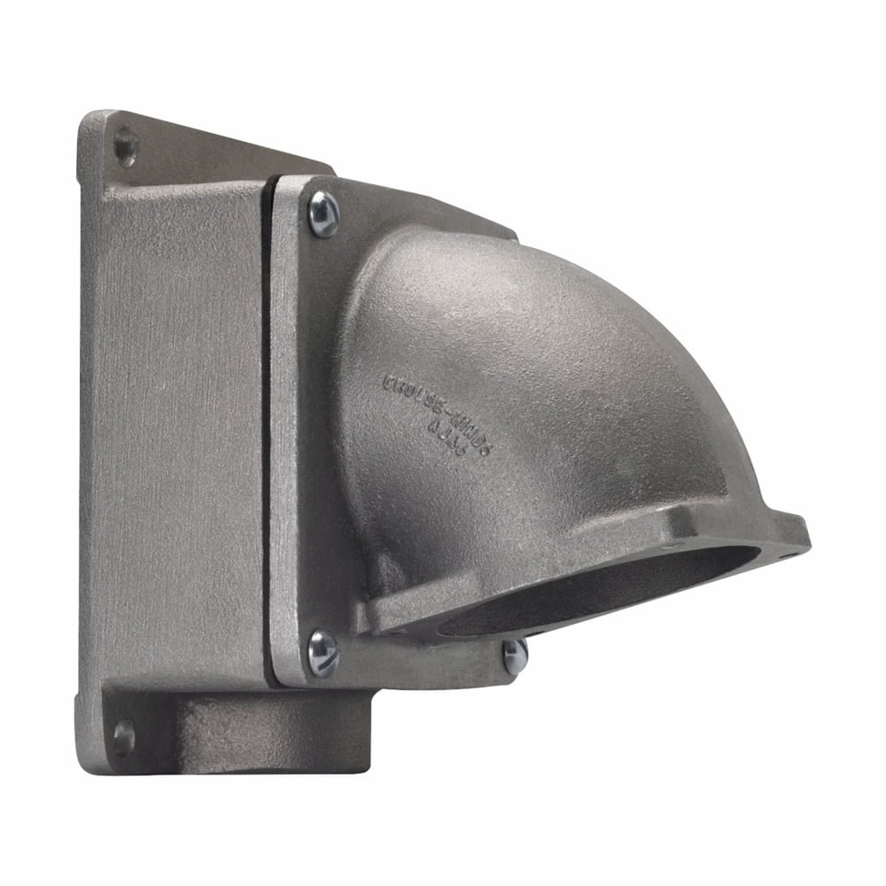 CJA510 PowerMate Back Box With Angle Adapter, 8 in H x 5-7/8 in W x 7-7/16 in D, For Use With CDJA Series Receptacle, Cast Aluminum