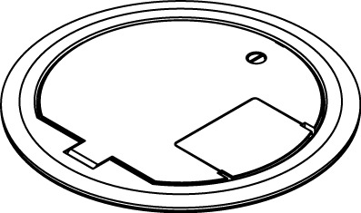 CRFB COVER W/ SOLID TOP GY