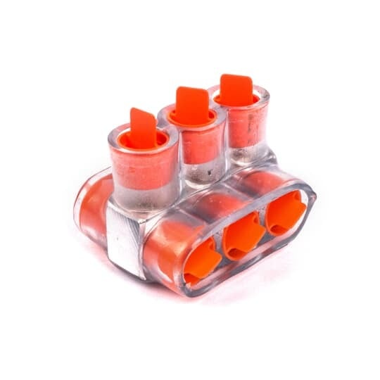 CSB-2/0-3 Homac 2-Way 3-Outlet Dual Rated Encapsulated Multi-Tap Cable Block, Stranded Aluminum/Copper Conductor, Aluminum